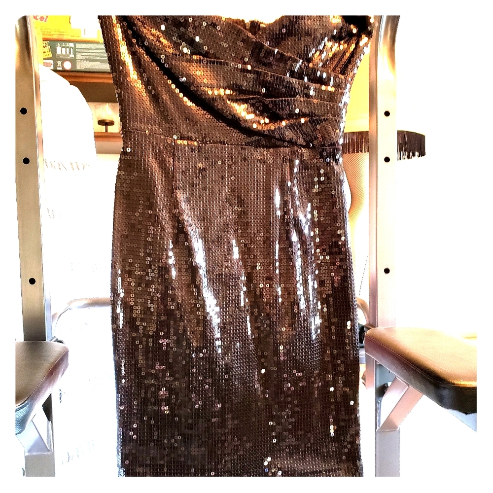 Forever 21 Black Sequined Cocktail Dress